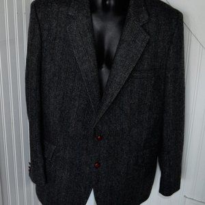 The World's Best Tweed wool Blazer Gray 44 Regular